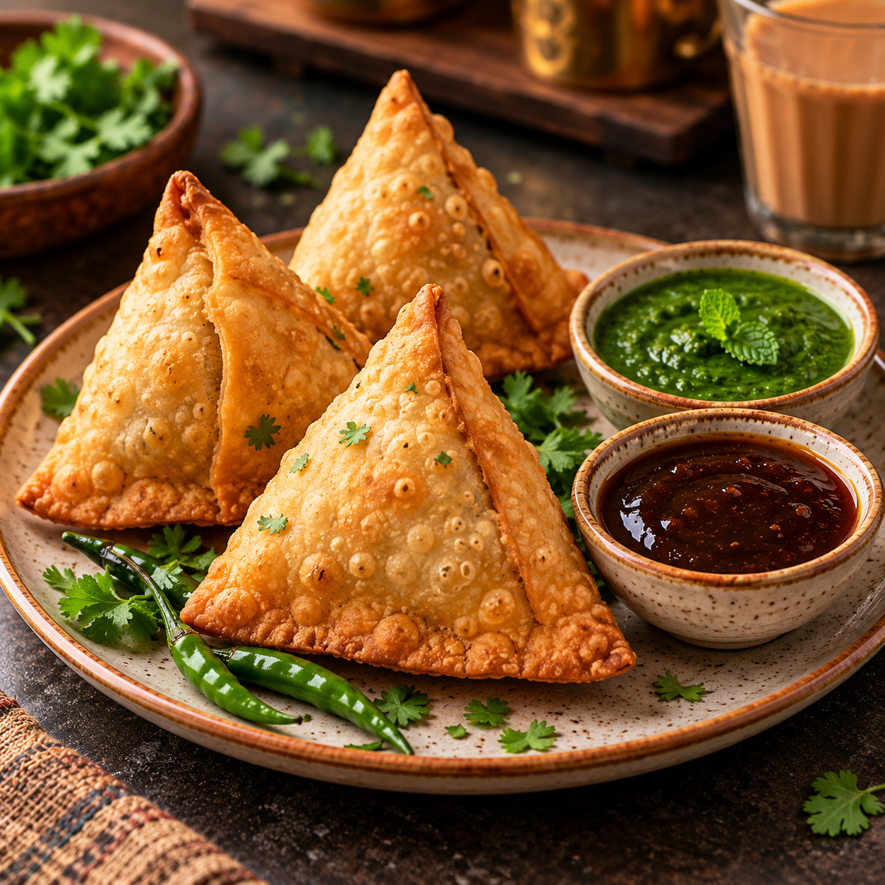 Samosa aux Légumes (2 pcs)